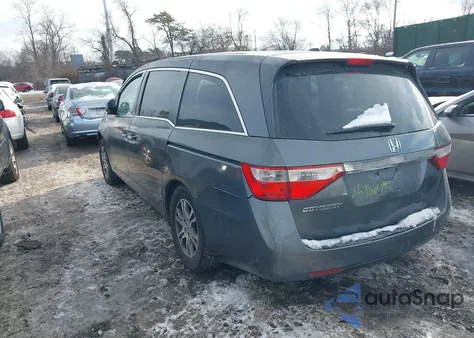 2012 Honda Odyssey Ex-L from USA, damaged, VIN 5FNRL5H69CB050339